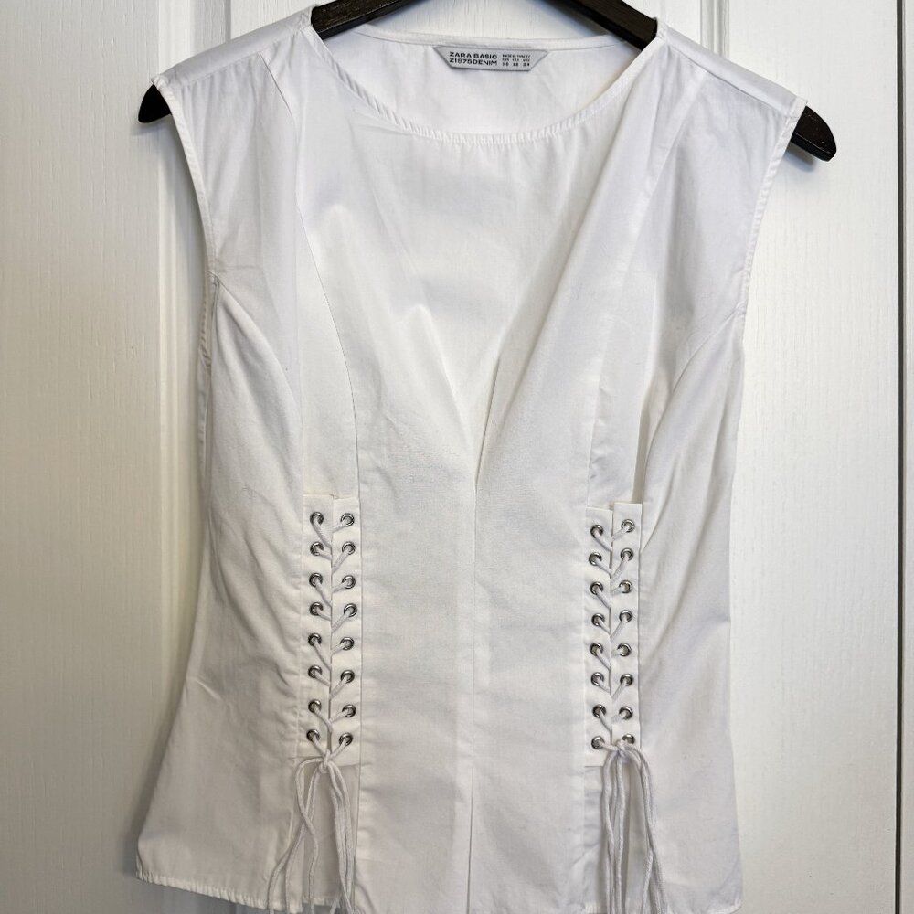 Zara Sleeveless Blouse/Corset
